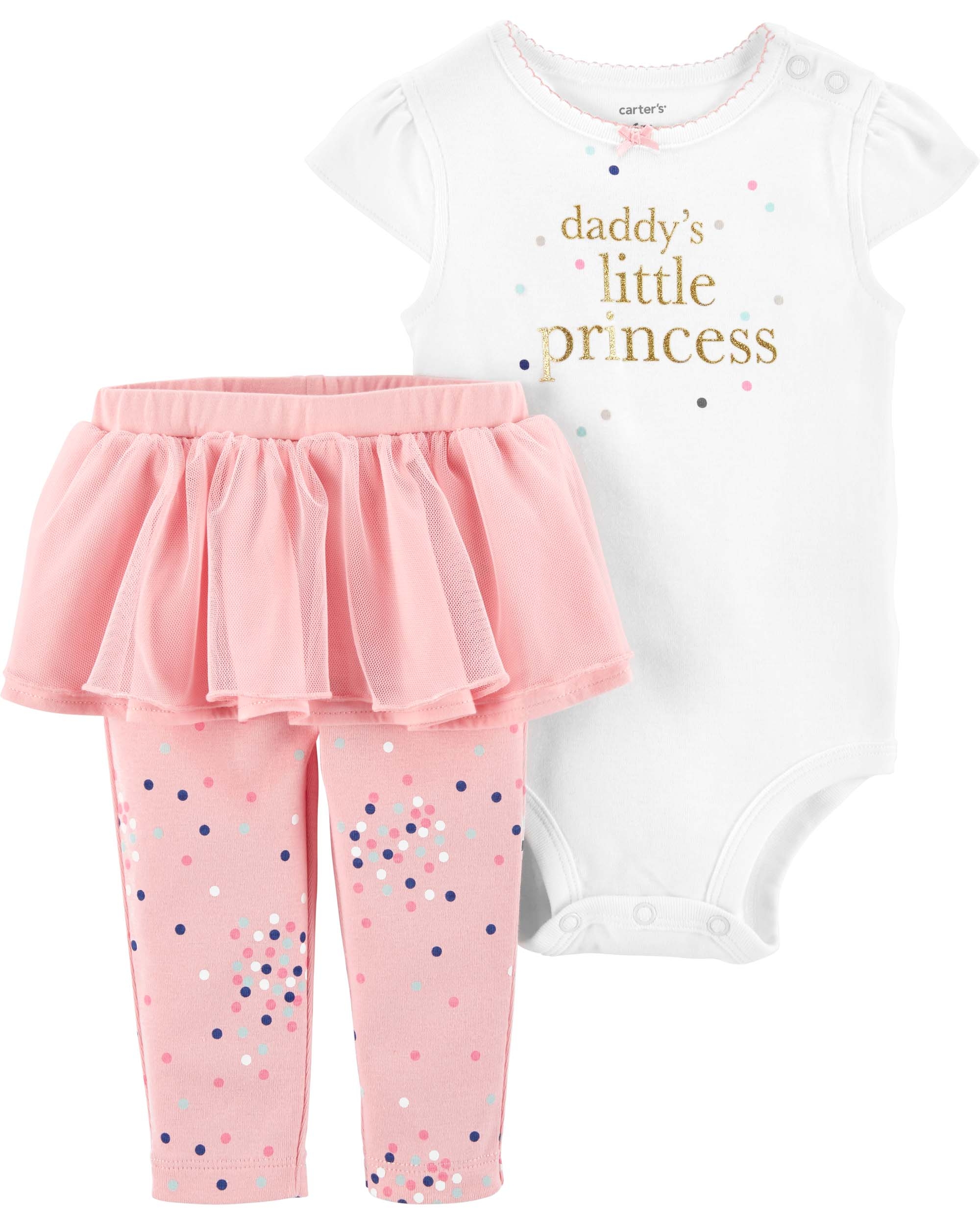 Carter’s Set 2 Piese Prințesă body & colanți cu fustiță tutu