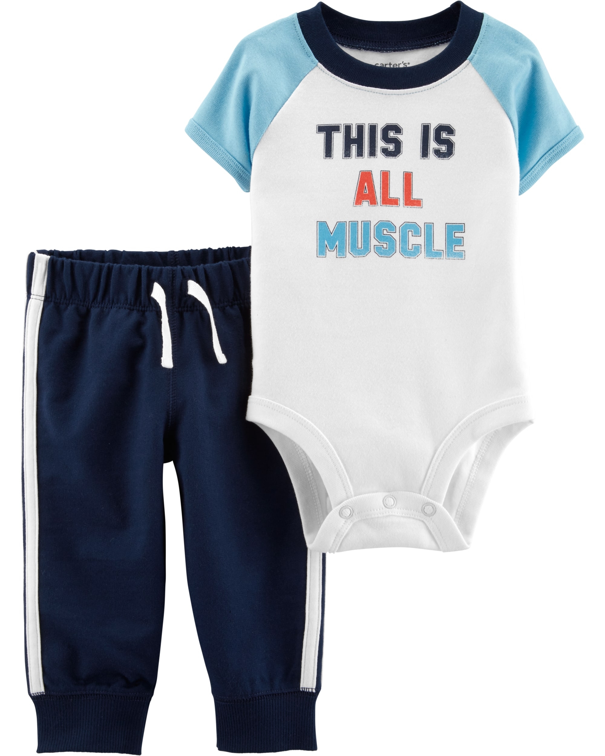 Carter’s Set 2 Piese Atletic pantaloni & body 100% bumbac