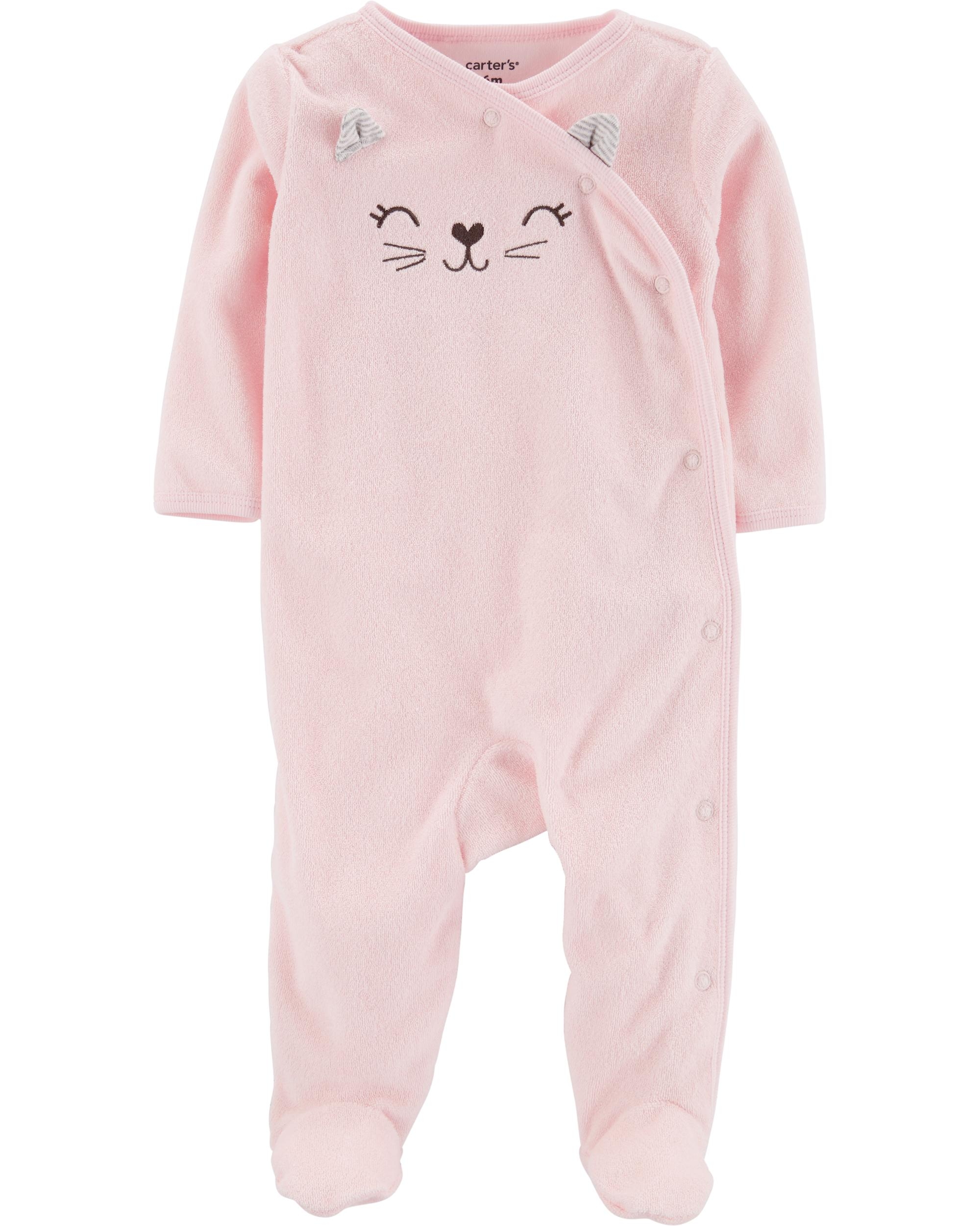 Carter\'s Pijama cu inchidere laterala Pisica