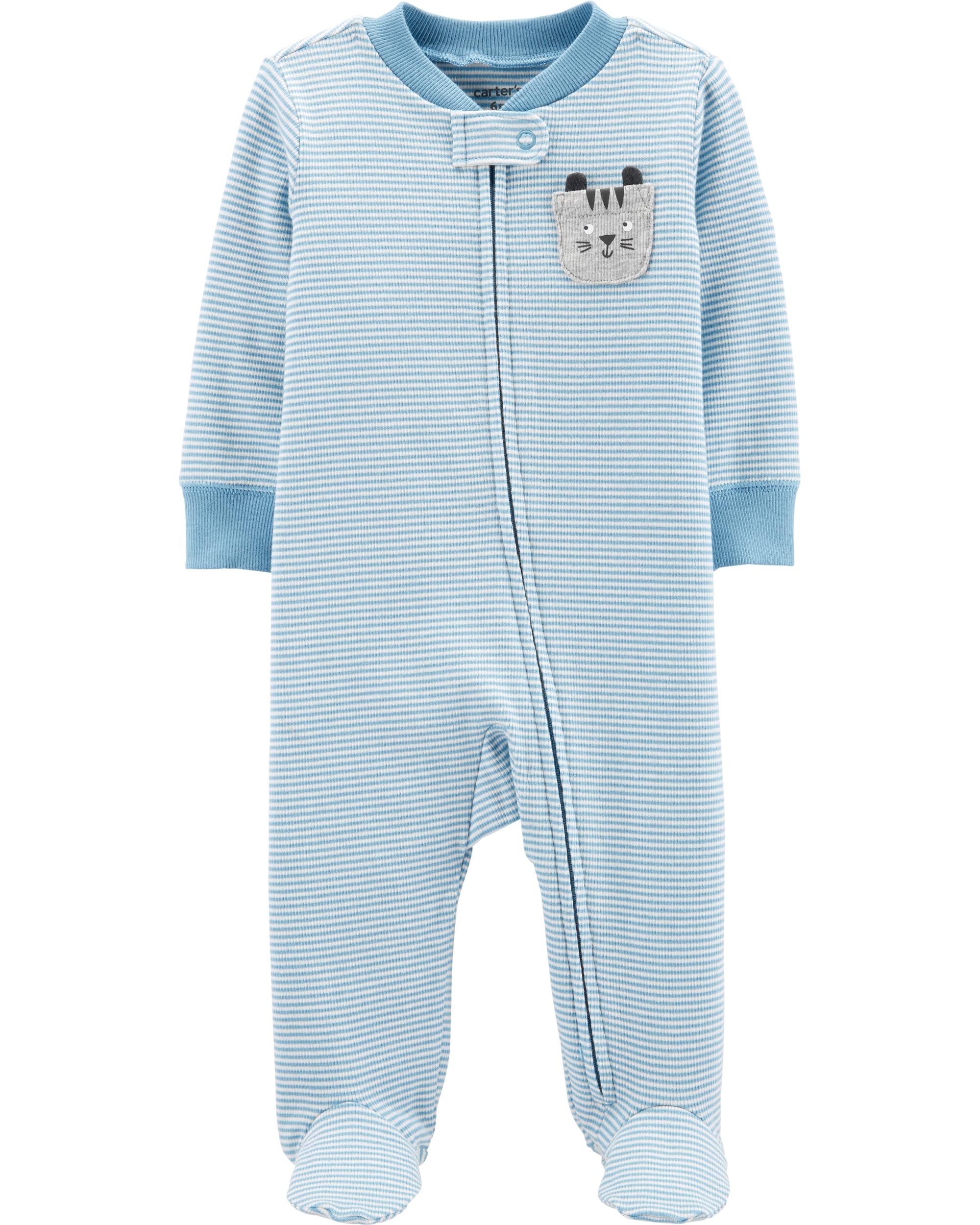 Carter\'s Pijama cu dungi Pisica