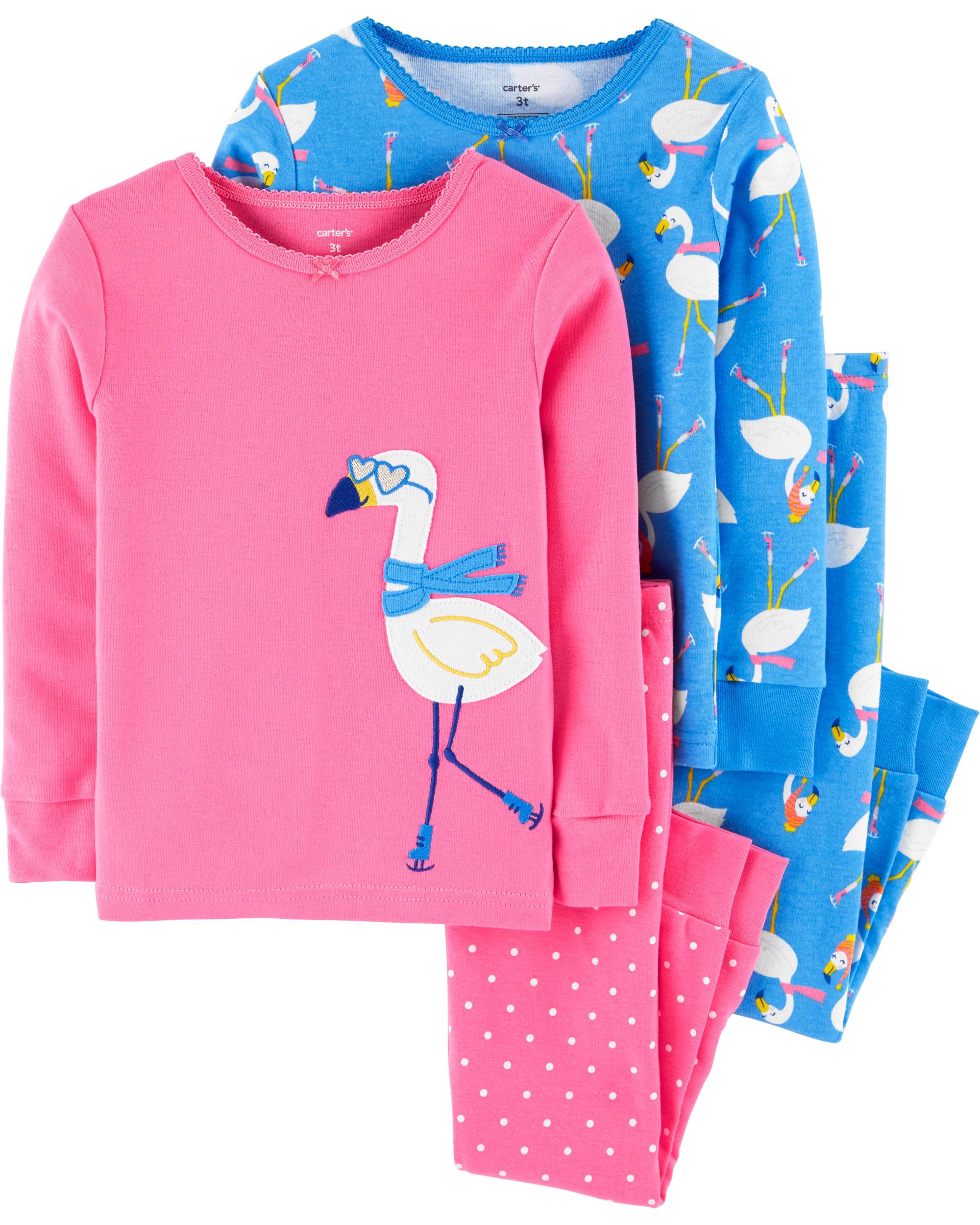 Carter\'s Set 2 pijamale Flamingo